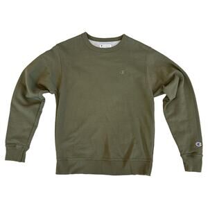 Green Champion Crew-Neck Sweatshirt